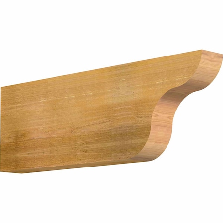 Ekena Millwork Carmel Rough Sawn Rafter Tail, Western Red Cedar, 4"W x 12"H x 36"L RFT04X12X36CAR00RWR